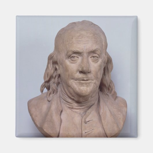 Büste von Benjamin Franklin 1778 Magnet (Vorne)