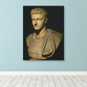 Büste von Caligula Leinwanddruck (Insitu (Holzboden))