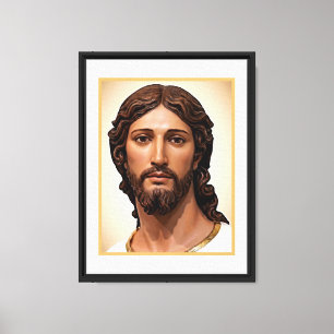 BUSTE VON CHRISTUS DEM ERLÖSER von MICHELANGELO 20 Leinwanddruck