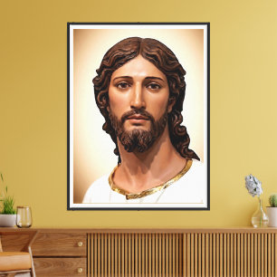 BUSTE VON CHRISTUS DEM ERLÖSER von MICHELANGELO 20 Leinwanddruck