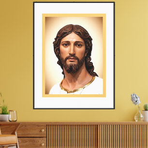 BUSTE VON CHRISTUS DEM ERLÖSER von MICHELANGELO 20 Leinwanddruck