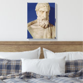 Büste von Epicurus Leinwanddruck (Insitu (Schlafzimmer))