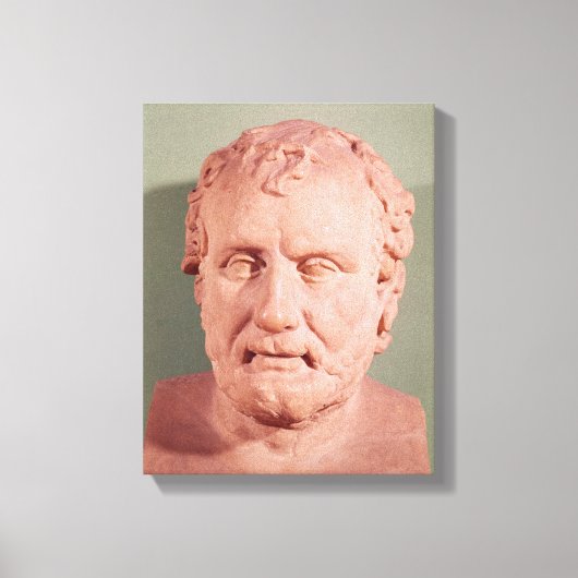 Büste von Eschinus, c.480-476 v. Chr. Leinwanddruck (Vorderseite)