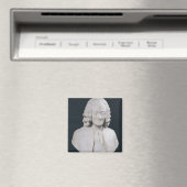 Büste von Francois Marie Arouet de Voltaire 1778 Magnet (In Situ (Geschirrspüler))