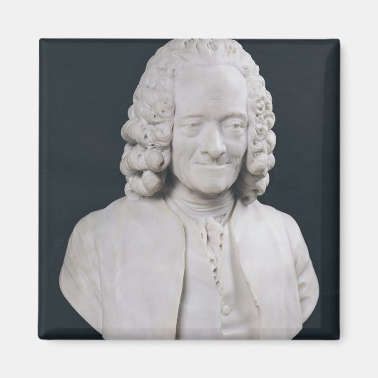 Büste von Francois Marie Arouet de Voltaire 1778 Magnet (Vorne)