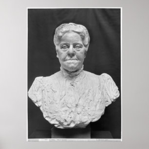 Büste von Frau Marie Laurent Poster