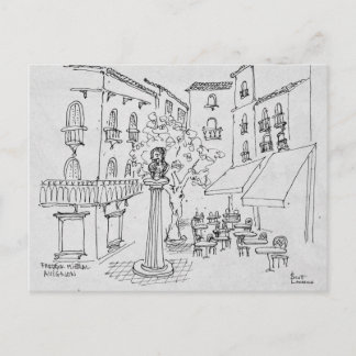 Büste von Frederic Mistral | Avignon, Frankreich Postkarte