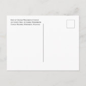 Büste von George Washington Carver, Carver Trail Postkarte (Rückseite)