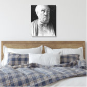 Büste von Hippokrates Leinwanddruck (Insitu (Schlafzimmer))