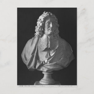 Büste von Jean-Baptiste Colbert de Torcy Postkarte