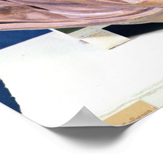 Büste von Jean Baptiste Lully Poster (Ecke)