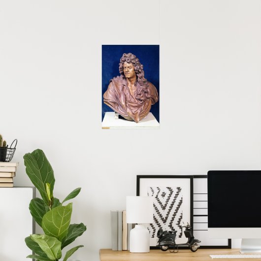 Büste von Jean Baptiste Lully Poster (Heimbüro)