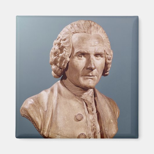 Büste von Jean-Jacques Rousseau Magnet (Vorne)