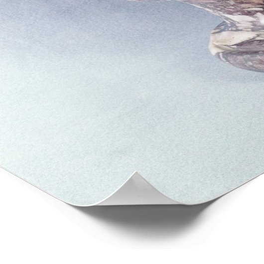 Büste von Jean-Jacques Rousseau Poster (Ecke)