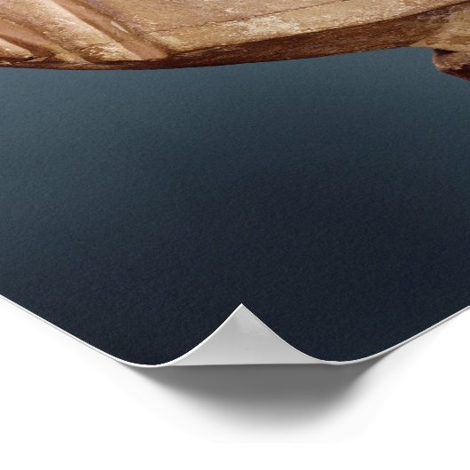 Büste von Jean-Jacques Rousseau Poster (Ecke)