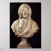 Büste von Jean-Philippe Rameau 1760 Poster (Vorne)