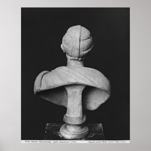 Büste von Julia Mamaea Poster (Vorne)
