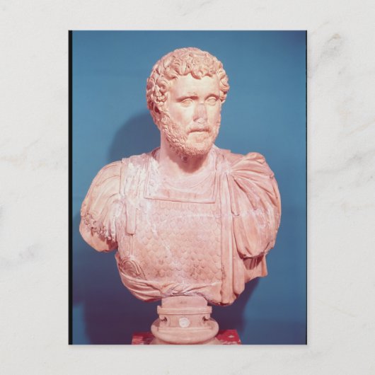 Büste von Kaiser Antoninus Pius Postkarte (Vorderseite)