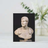 Büste von Kaiser Hadrian auf Kreta Postkarte (Stehend Vorderseite)