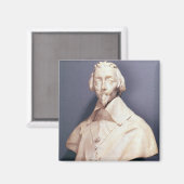 Büste von Kardinal Richelieu c.1642 Magnet (Vorderseite/Rückseite)