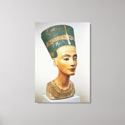 Büste von Königin Nefertiti, aus dem Studio des sc Leinwanddruck (Vorderseite)