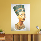 Büste von Königin Nefertiti, aus dem Studio des sc Leinwanddruck (Insitu (Wohnzimmer))