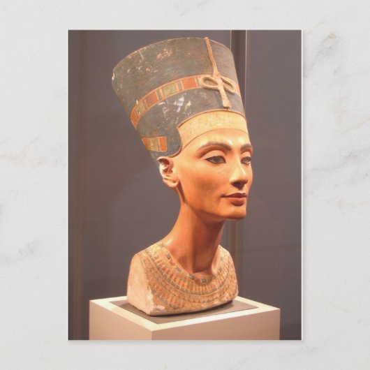 Büste von Königin Nefertiti Postkarte (Vorderseite)