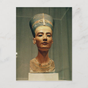 Büste von Königin Nefertiti, Vorderansicht Postkarte