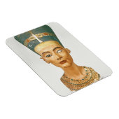 Büste von Königin Nefertiti, Vorderansicht, von de Magnet (Rechte Seite)