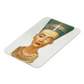 Büste von Königin Nefertiti, Vorderansicht, von de Magnet (Linke Seite)