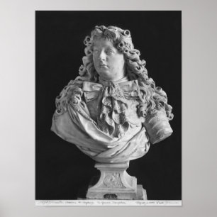 Büste von Louis de France Poster
