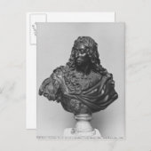 Büste von Louis II. Prinz von Bourbon Postkarte (Vorne/Hinten)