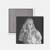 Büste von Louis XIV 1679 Magnet (Vorderseite/Rückseite)