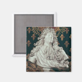 Büste von Louis XIV 1686 Magnet (Vorderseite/Rückseite)