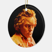 Büste von Ludwig Keramik Ornament (Links)