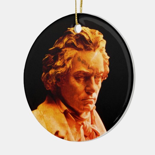 Büste von Ludwig Keramik Ornament (Links)