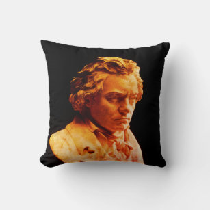 Büste von Ludwig van Beethoven Kissen