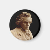 Büste von Ludwig van Beethoven Magnet (Vorne)