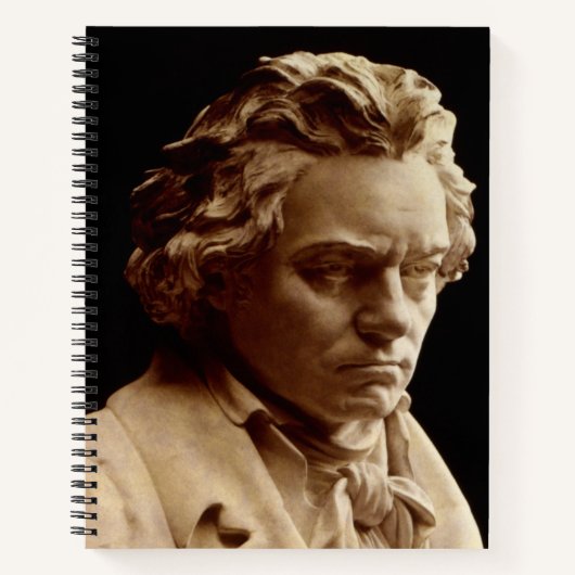 Büste von Ludwig van Beethoven Notizblock (Vorderseite)