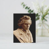 Büste von Ludwig van Beethoven Postkarte (Stehend Vorderseite)