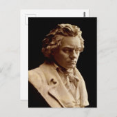 Büste von Ludwig van Beethoven Postkarte (Vorne/Hinten)