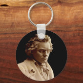 Büste von Ludwig van Beethoven Schlüsselanhänger (Vorderseite)