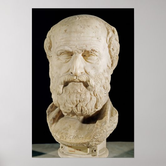 Büste von Lysias Poster (Vorne)