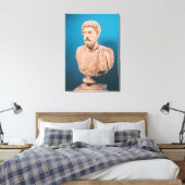 Büste von Marcus Aurelius Leinwanddruck (Insitu (Schlafzimmer))