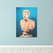 Büste von Marcus Aurelius Leinwanddruck (Insitu (Holzboden))