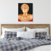 Büste von Marcus Aurelius Leinwanddruck (Insitu (Schlafzimmer))