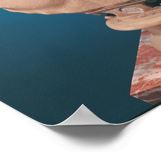 Büste von Marcus Aurelius Poster (Ecke)