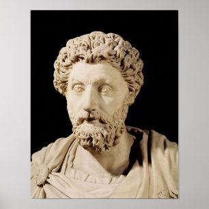 Büste von Marcus Aurelius Poster