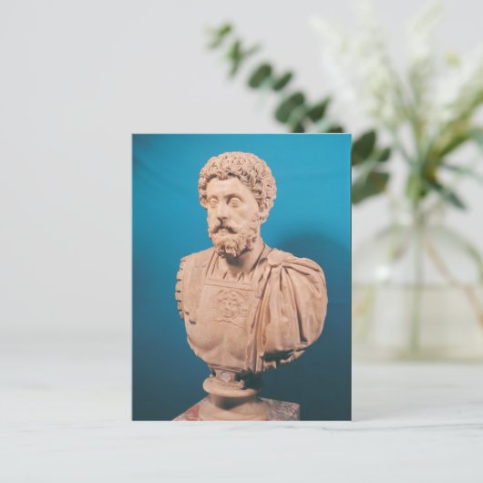 Büste von Marcus Aurelius Postkarte (Stehend Vorderseite)