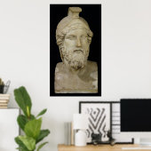 Büste von Miltiades 480-336 v. Chr. Poster (Heimbüro)